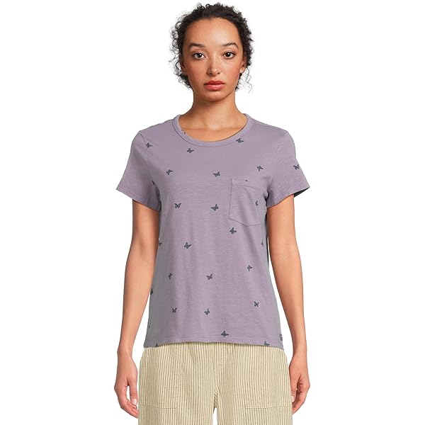 Toad&Co Womens Rufflita Tee Burnt Ochre Small at Amazon
