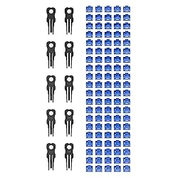 100Pcs RJ45 Port Lock with 10 Keys, ZoeRax Locking