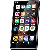 96GB MP3 Player with Bluetooth and WiFi-SWOFY D26 5" HD Full Touch Screen MP3 Player with Spotify, Amazon Music,YouTube,Pandora,Libby,Android MP4 Music Player for Kids Black