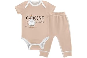 vvfelixl Baby Clothes Set Cute Cartoon Pattern Baby Bodysuits Set Unisex Short Sleeve Baby Pants Sets 0-24 Months