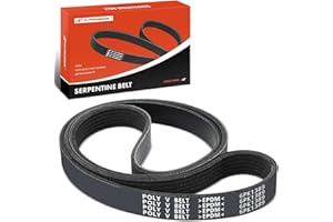 A-Premium Engine Serpentine Drive Belt Compatible with Ford, Chrysler, Freightliner, GMC, International Harvester, Lincoln Ca