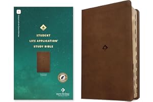 NLT Student Life Application Study Bible, Filament Enabled (LeatherLike, Rustic Brown, Indexed, Red Letter)