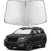 EcoNour Windshield Sunshade Compatible for Honda Passport 2019-2025 2026 | Sun Visor for Front Windshield &amp; Window Sun Shade Cover, UV Heat Blocker &amp; Protector, Car Accessories