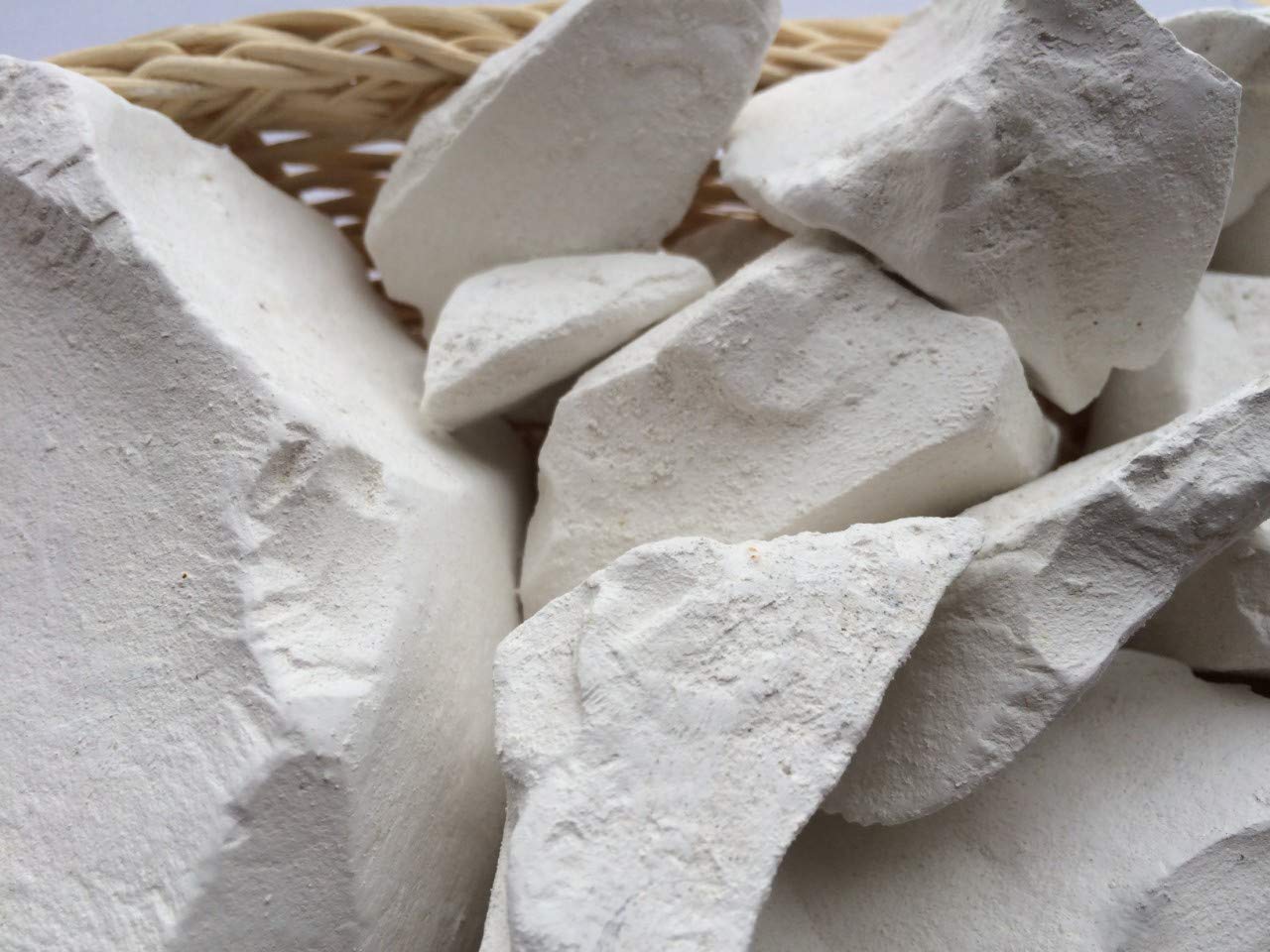 LISIC edible Chalk chunks (lump) natural for eating (food), 7 oz (210 g)