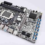 Lodokdre B75 ETH BTC Mining Motherboard 12 PCIE LGA1155 G540 CPU 4GB RAM Fan view 8