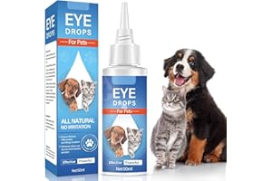 SudopoABAB Dog Eyé Drops, Dog Eyé Infection Treatment, Eyé Drops for Dogs & Cats to Clean Tear Streaks, Remove Eye Stains & Relieve Symptoms of Red Eye