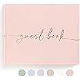 Lamare Elegant Wedding Guest Book – The Perfect Polaroid Guest Book for Wedding Receptions, Birthdays, Baby Showers, and Special Events – A Stylish Sign-in Book for Guests