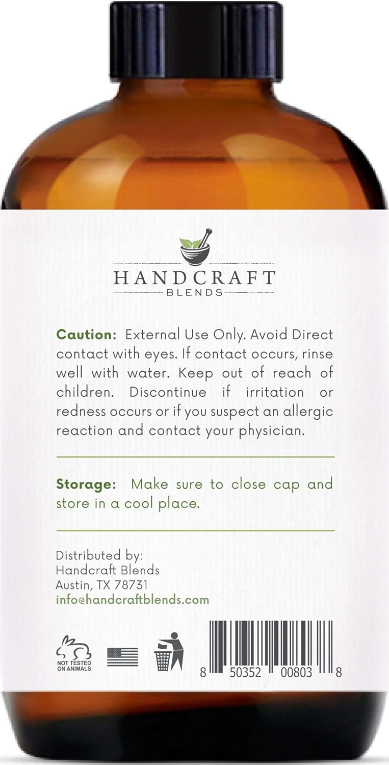 Handcraft Lavender Essential Oil - 100% Pure & Natural – Premium Therapeutic Grade with Premium Glass Dropper - Huge 4 fl. oz: Beauty