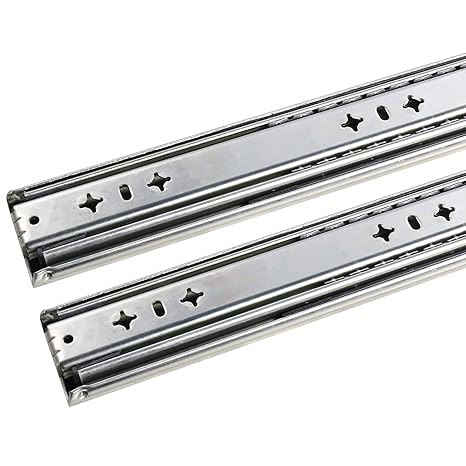 Sdpawa Heavy Duty Drawer Slides 36 Inch 3 Sections Ball Bearing