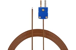 PerfectPrime TL0024 Thermocouple Low Temperature Sensor/Probe, -200~260°C / -328~500°F (2 Meter Long)