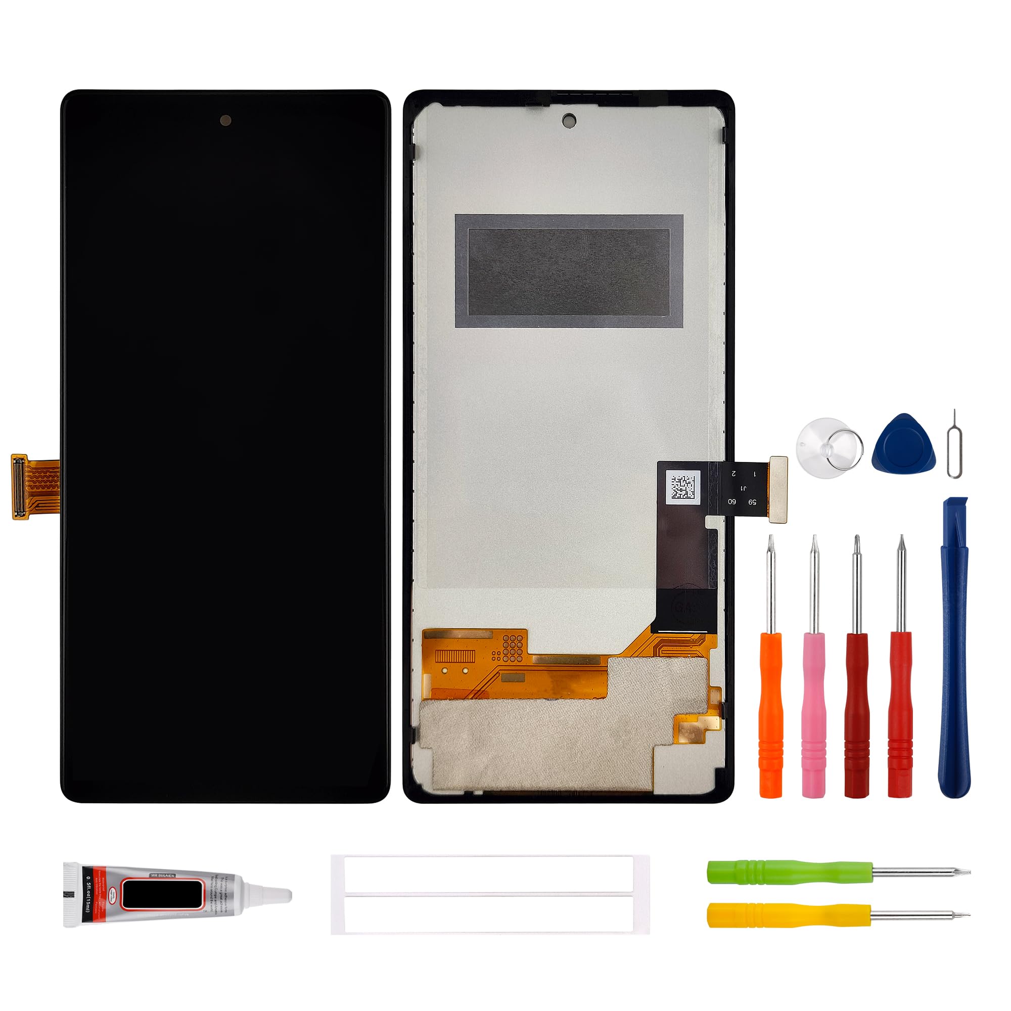 Photo 1 of [NOT Support Fingerprint ] SWARK New TFT LCD Display Compatible with Google Pixel 6 GB7N6, G9S9B16, G9S9B, GR1YH [6.4"] Touch Screen Digitizer Assembly Replacement + Tools