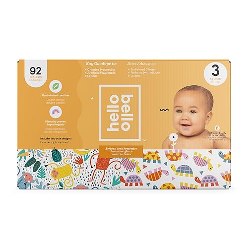 Hello Bello Diapers, Size (14-24 lbs) 92 Count of Premium