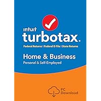 TurboTax Home & Business + State 2018 Tax Software [PC Download] [Amazon Exclusive]