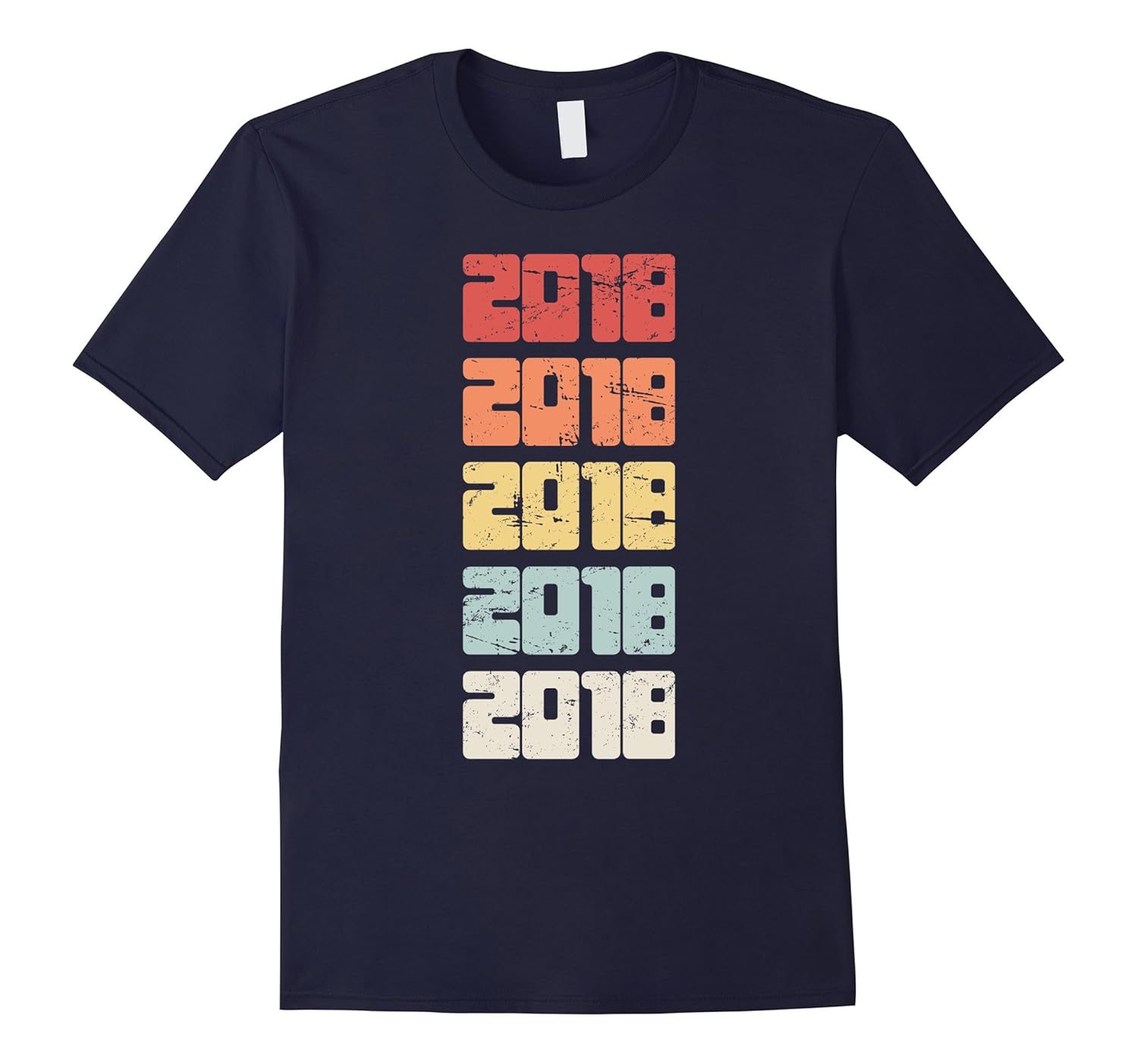 Retro 2018 New Year T-Shirt-ANZ