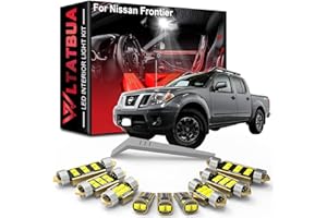 LED Interior Light Kit Package Replacement for Nissan Frontier 2005 2006 2007 2008 2009 2010 2011 2012 2013 2014 2015 2016 20