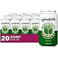 Spindrift 20- Pack of Nojito Lime & Mint Sparkling Water & Real Squeezed Fruit 12 fl oz Can