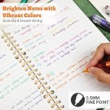 KERIFI Liquid Ink Rollerball Pens 12 Coloured 0.5mm Quick Dry Smooth Writing view 2