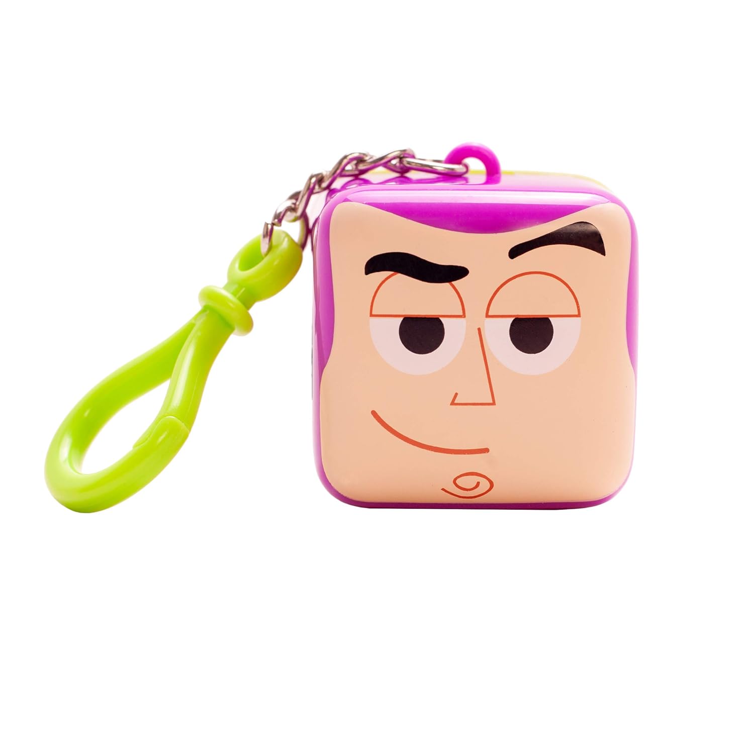 Lip Smacker Pixar Cube Balm, Buzz Lightyear, 1 Lip Balm in a Collectable Key Chain, 0.21 Ounce