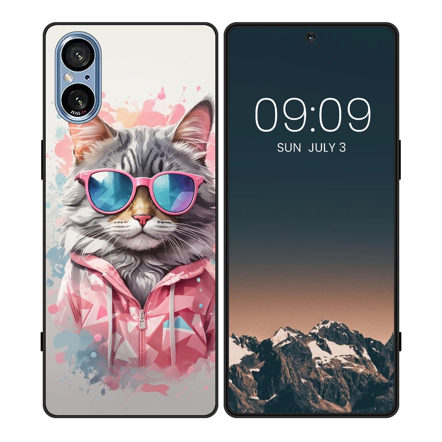 WUACYEAMING for Sony Xperia 5V 2023 Cute Case,Soft