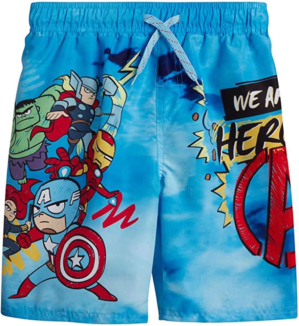 boys avengers swim trunks