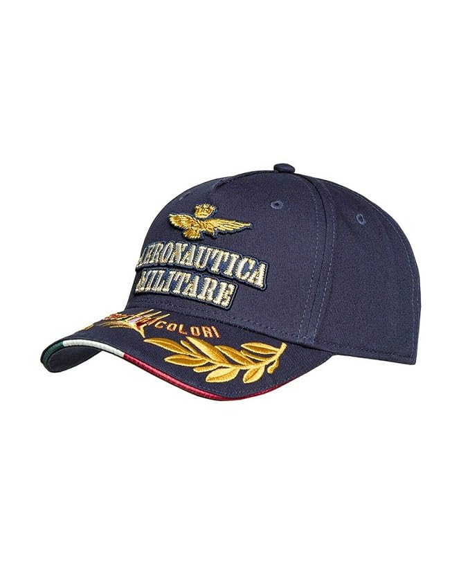 AERONAUTICA MILITARE Cappello Uomo Con Patch Frecce Tricolori HA1150