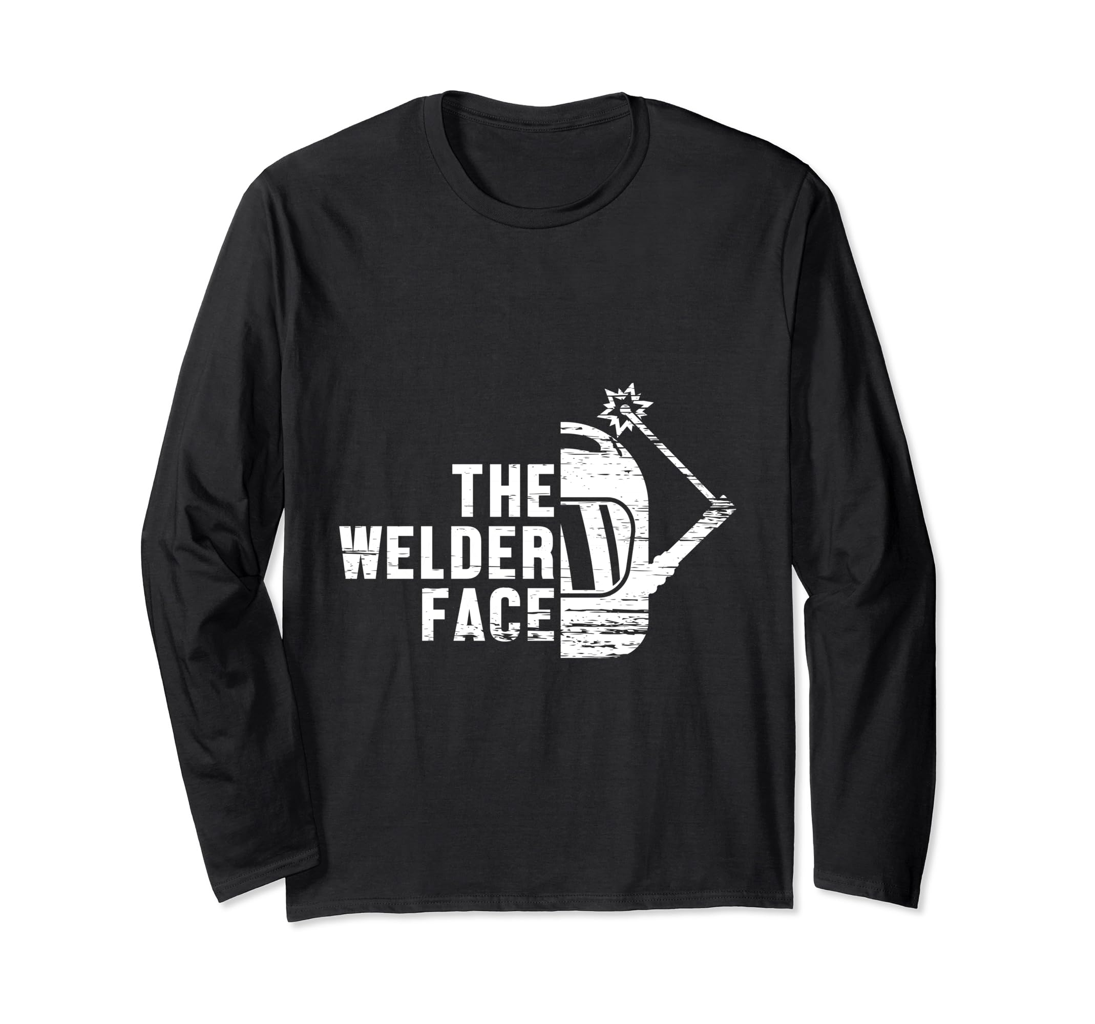 The Welder Face Welder Engineer Engineering Welding Long Sleeve T-Shirt