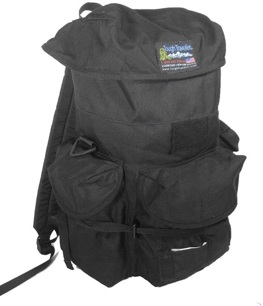 Tough Traveler"TF Backpack" Made in USA (Black) Casual