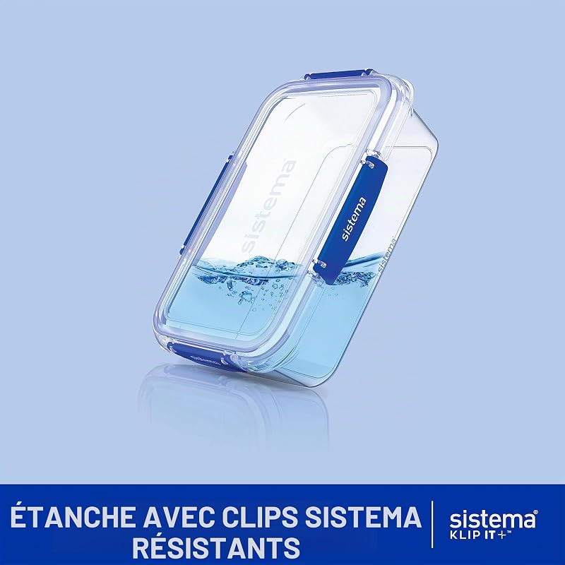 KLIP IT PLUS Boîtes de Conservation Alimentaire, Lot de 6