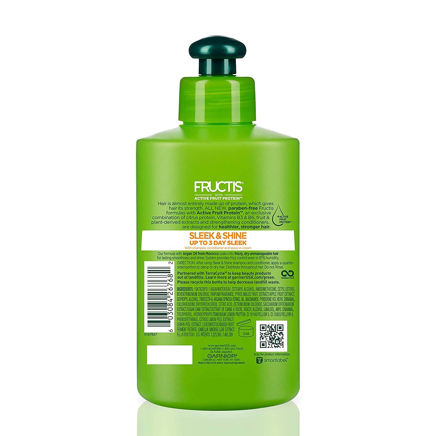 garnier fructis sleek and shine leave in conditioner curly hair