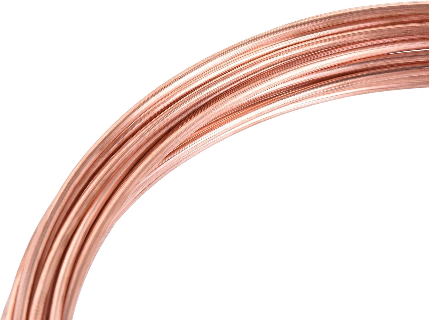 sourcing map Refrigeration Tubing 1.6mm OD x 0.6mm ID x 19.5Ft Length Copper Tubing Coil - Image 4