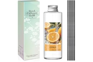 SCENTORINI Reed Diffuser Oil Refill, 6.76 Fl Oz, Natural Scented Essential Oil Refill Long Lasting Home Fragrance for Room Sp