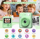 Gofunly Kids Camera Instant Print Toy for Girls Boys 3 8 USB C</n> view 2