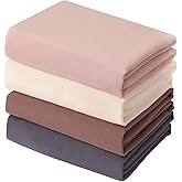 Geyoga 4 Pcs Chiffon Hijab Scarf for Women Muslim Long Head Scarf Lightweight Shawls Wrap Lady Gift Set