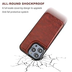 ONETOP Compatible with iPhone 14 Pro Wallet Case