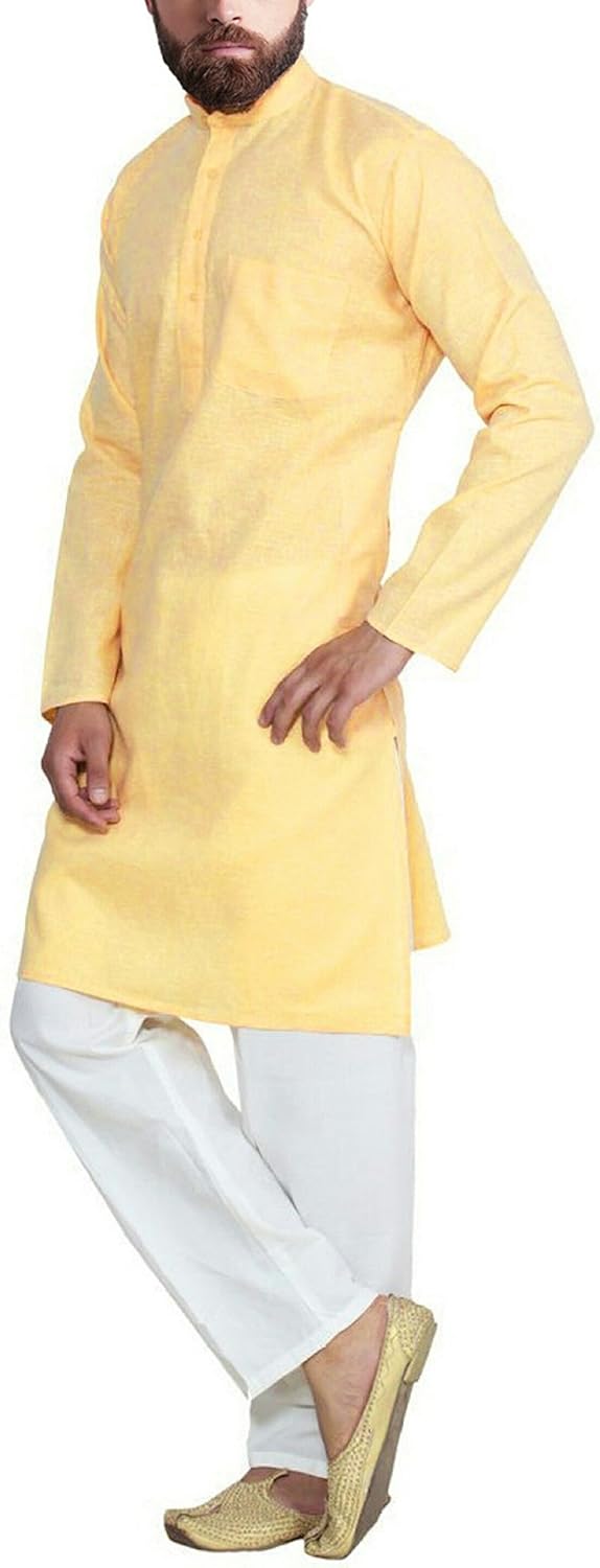 cafley men's cotton kurta pyjama set