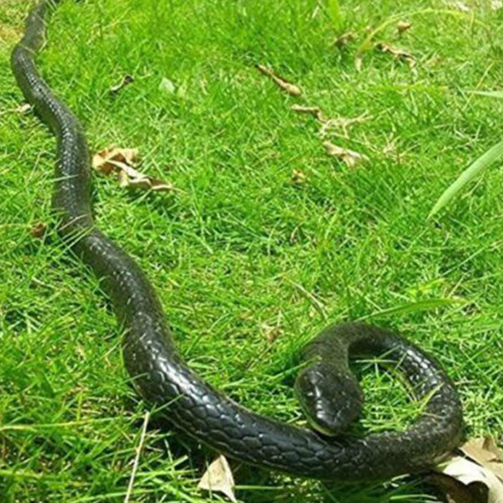 Hapihom Fake Realistic Snake Lifelike Real Scary Rubber Toy Prank Party Joke Halloween