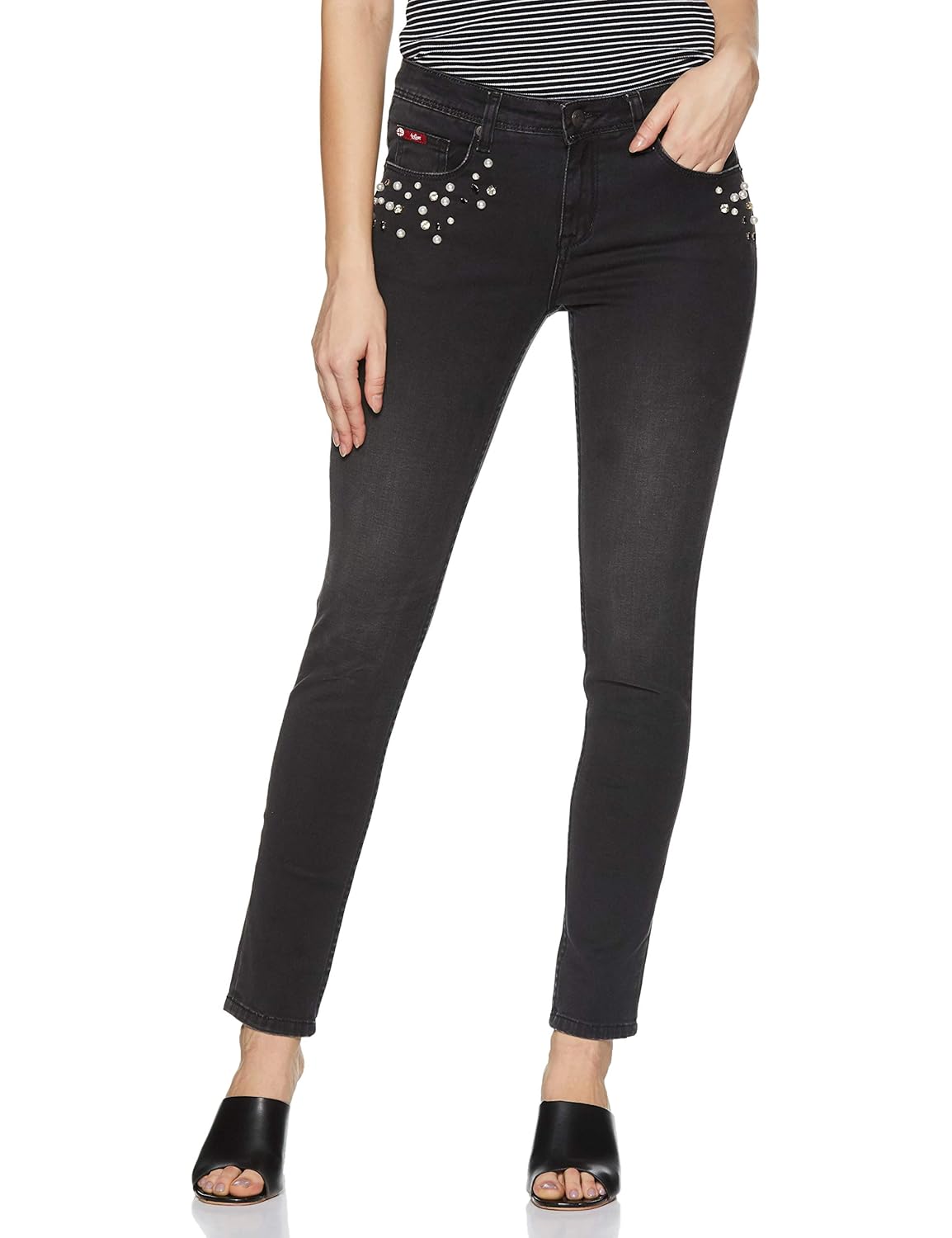 lee cooper ankle length jeans