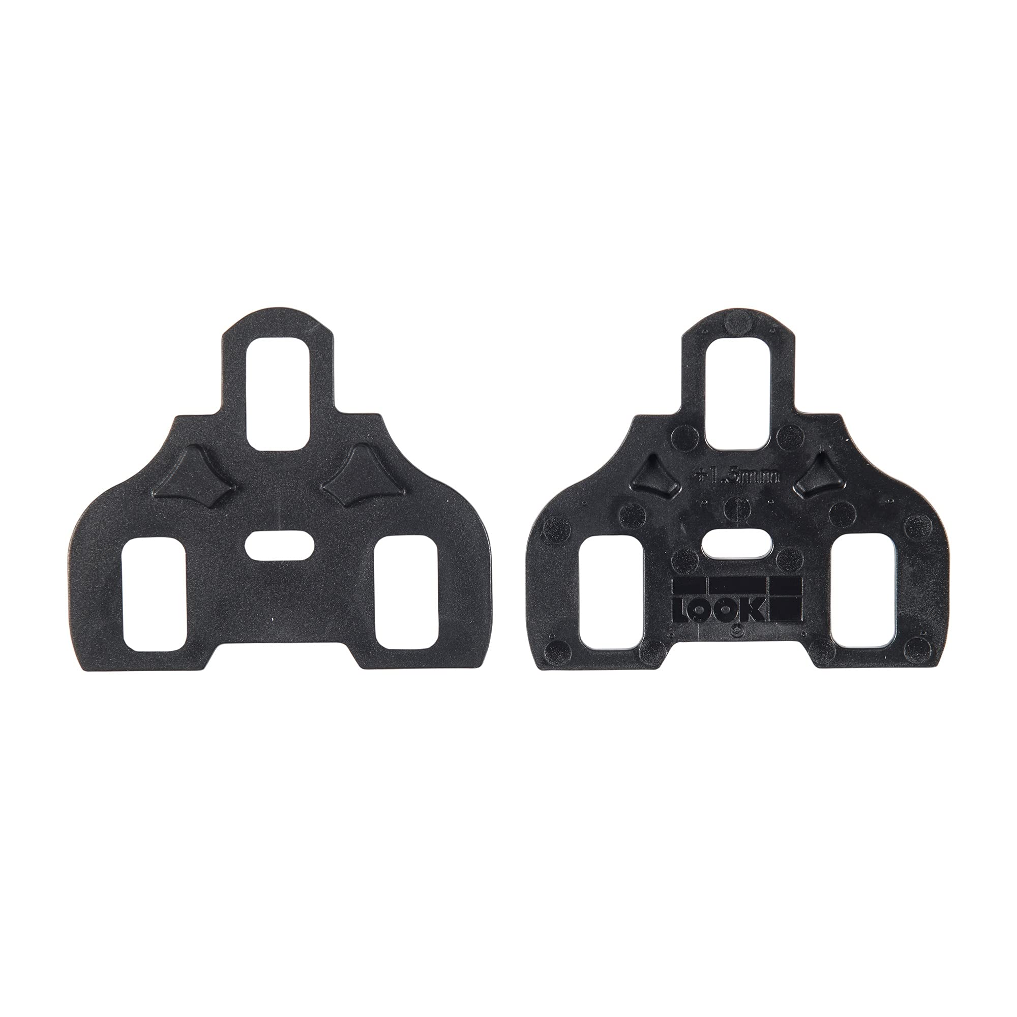 LOOK Cycle - KEO Spacer - 2 Slim Spacer Adapters to Fit Between the Shoe and the Cleat - Prevents Creaking - With 2 Spacers and 6 Screws for Quick and Easy Installation