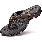 GUBARUN Mens Sport Flip Flops Comfort Casual Thong Sandals Outdoor