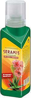Seramis Flüssiger Pflanzendünger mit Dosierhilfe für alle Kakteen und Sukkulenten, Vitalnahrung, 200 ml, Grün