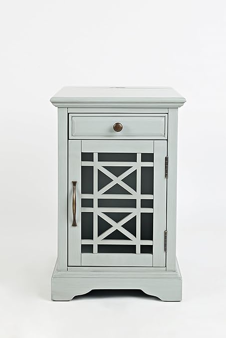 Jofran 375 22 Craftsman Power Chairside Table Earl Grey 16 Wx 22 Dx 25 H Finish Set Of 1