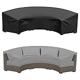 Mrrihand Curved Patio Furniture Covers, Waterproof