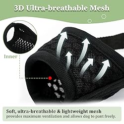 Mayerzon Dog Muzzle, Soft Mesh Muzzle for Small