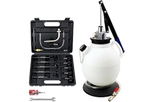 JIFEHO Automatic Transmission Fluid Pump Kit, 7.5L Manual ATF Refill Tool with 15PCS ATF Adapters for Fluid Quick Transfer and Change, Fits for Ford, BMW, Audi, VW, Benz etc