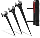 ABN Spud Wrench Set - 3 Piece Metric Adjustable