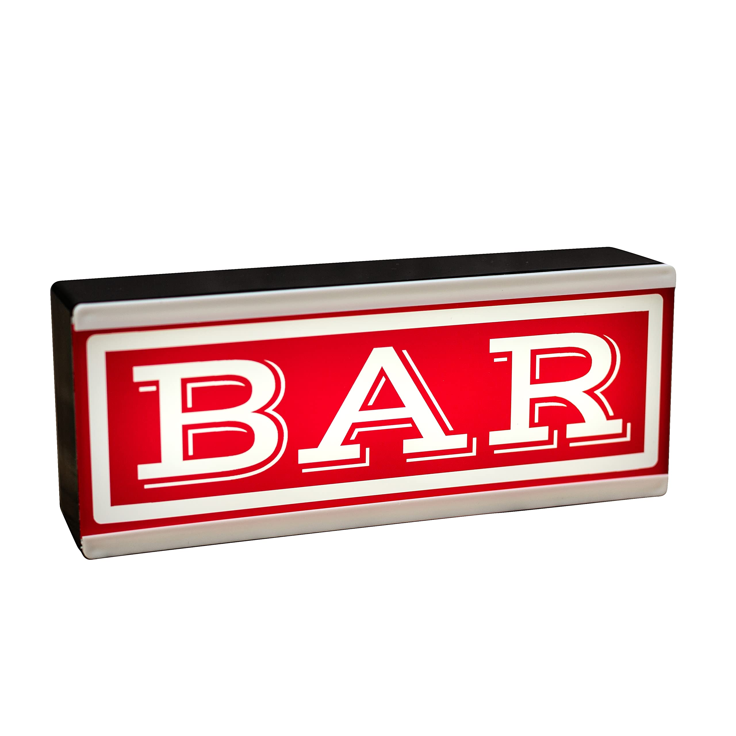 Light Up BAR Sign | Portable & Wall Hang | Man Cave Décor Light | LED Light for Home Bar