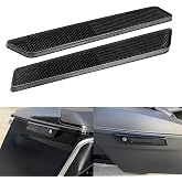 ANONEMOTO Black Saddle Bag Reflector Inserts, Saddlebag Latch Cover Reflector Compatible for Harley Touring 2014-2024 Street Glide Electra Glide Road King Saddlebags Side Visibility