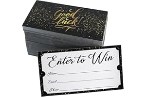 L LIKED 500 Raffle Tickets 3.5"x2"Enter to Win Card Great for Entry Cards Contest,Raffles,Ballot Box, Auction, Fund Raisers, Fairs, Carnivals, and More - with Space for Collect Name Email Phone