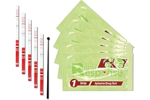 JLB Rapid Response 2.0 Xylazine Test Strips-5 Pack – Detects Xylazine in Liquid & Powder Including Cocaine – Fast, Accurate, and Easy to Use, Harm Reduction & Overdose Prevention