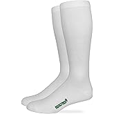 Realtree Mens Lightweight Seamless Toe Liner Socks 2 Pair Pack (US, Alpha, Large, Regular, Regular, White)